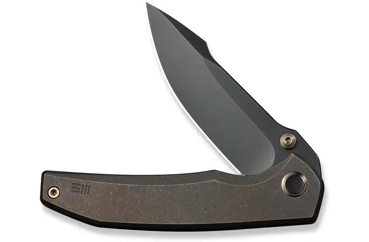 We Knife Co Ltd Ryson Thumb Stud Knife Bronze Titanium Handle 3.33inch Polished Gray Bohler M390 Bla - view 5